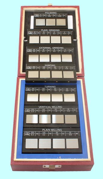 Набор образцов шероховатости поверх-ти из 27-ти шт,  Ra 0.025-6.3мкм "TLX"