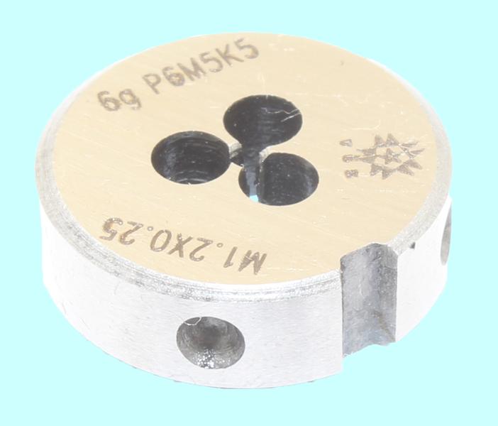 Плашка М  1,2 (0,25) dнар.16мм Р6М5К5  6g "TLX"