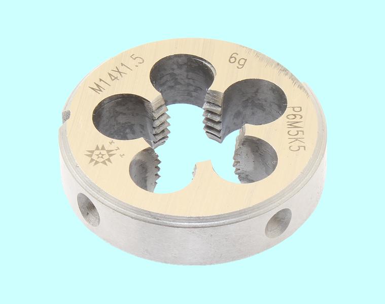 Плашка М 14,0 х 1,5 dнар.38мм Р6М5К5  6g "TLX"