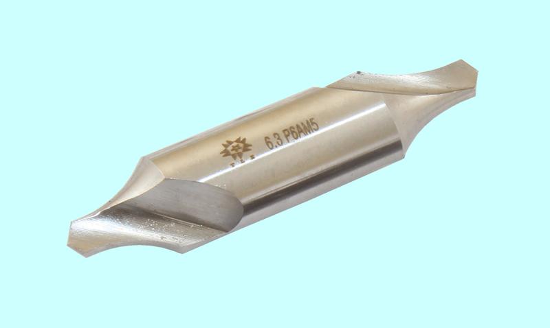 Сверло d  6,3х16,0х71,0х17,0х20.0 центровочное Р6АМ5, двухстороннее, тип R (с дугообразующей) вышл. профиль "TLX"