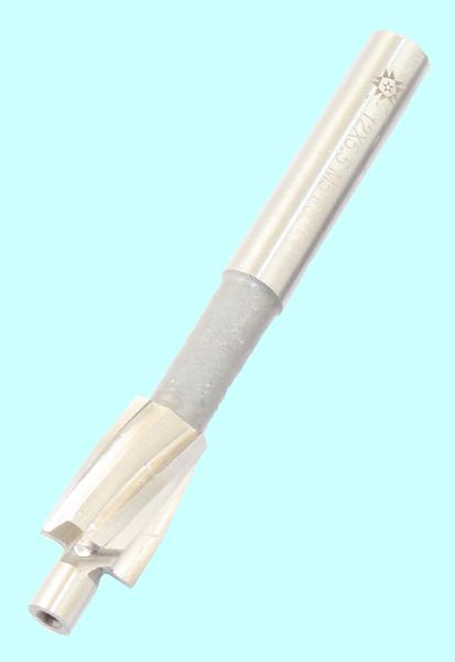 Цековка D 12,0 х d 5,5 х 80 ц/х Р6М5 Z-4 с постоянной направляющей цапфой, dхв 8мм "TLX"