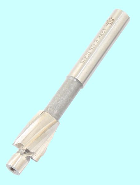 Цековка D 12,0 х d 6,6 х 80 ц/х Р6М5 Z-4 с постоянной направляющей цапфой, dхв 8мм "TLX"