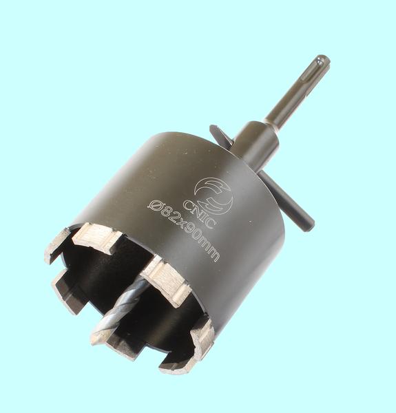 Коронка алмазная по камню  82х 90мм М16, для сухой резки, хвостовик SDS-PLUS (DB0401) "CNIC"