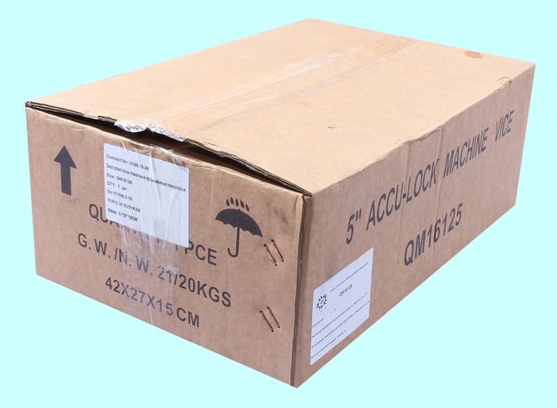 Тиски Станочные 125мм прецизионные поворотные ход 125мм / / и перпенд. 0,025/100 QМ16125 "TLX"