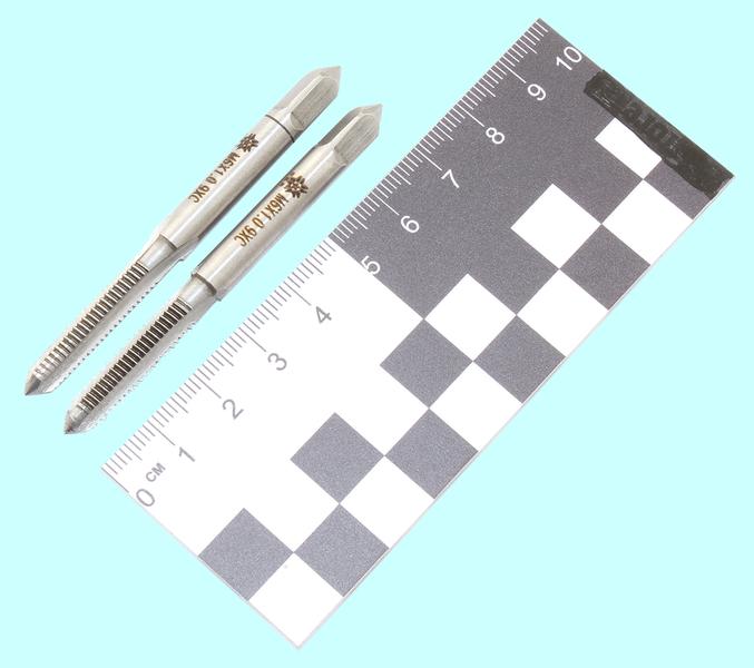 Метчик М 6,0 (1,0) 9ХС ручной, комплект из 2-х шт. "TLX"