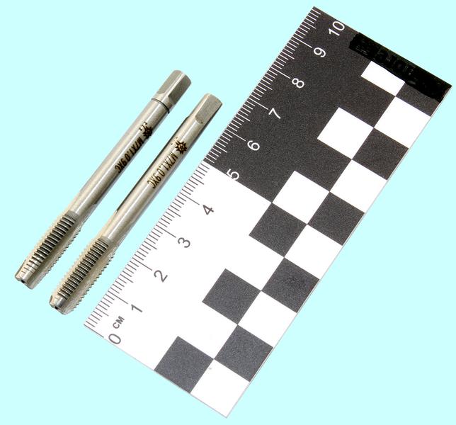 Метчик М 7,0 (1,0) 9ХС ручной, комплект из 2-х шт. "TLX"