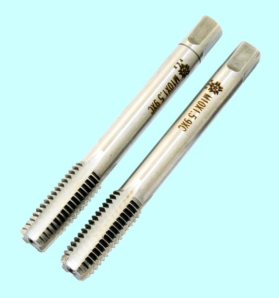 Метчик М10,0 (1,5) 9ХС ручной, комплект из 2-х шт. "TLX"