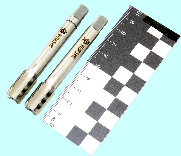 Метчик М12,0 х 0,5 9ХС ручной, комплект из 2-х шт. "TLX"