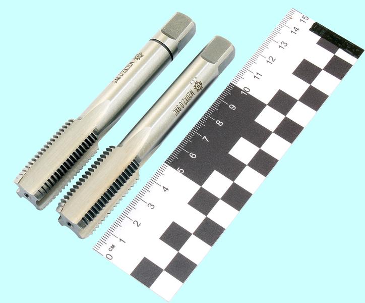 Метчик М20,0 х 2,0 9ХС ручной, комплект из 2-х шт. "TLX"