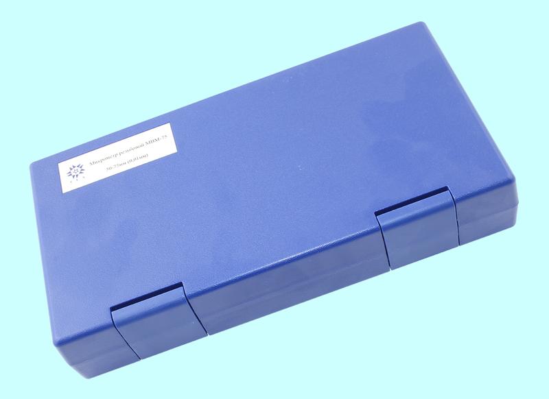 Микрометр Резьбовой со вставками  МВМ- 75, 50-75 мм (4 пары вставок) "TLX"