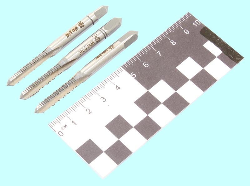 Метчик М 6,0 (1,0) 9ХС ручной, комплект из 3-х шт. "TLX"