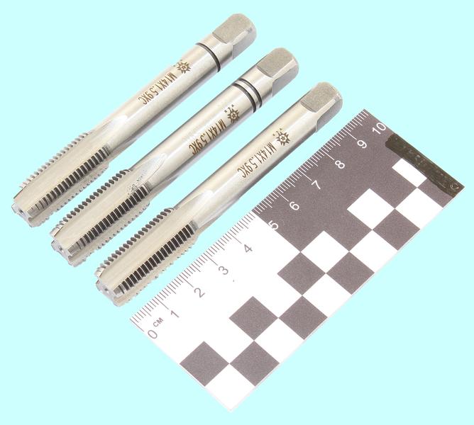 Метчик М14,0 х 1,5 9ХС ручной, комплект из 3-х шт. "TLX"