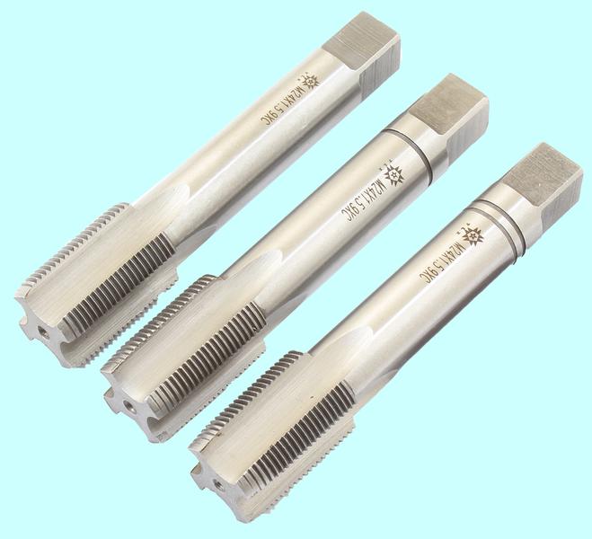 Метчик М24,0 х 1,5 9ХС ручной, комплект из 3-х шт. "TLX"