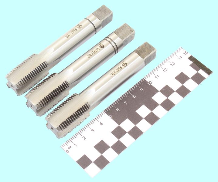 Метчик М24,0 х 2,0 9ХС ручной, комплект из 3-х шт. "TLX"