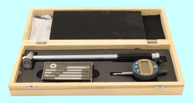 Нутромер Индикаторный  50-160мм электронный, глуб.изм. 200мм (0,01), 8 вставок "TLX"