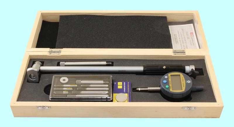 Нутромер Индикаторный 160-250мм, электронный, глуб.изм. 200мм (0,01), 8 вставок "TLX"