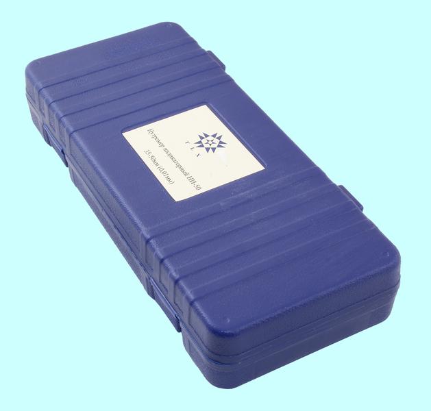 Нутромер Индикаторный  35-50мм НИ-50 глуб.изм. 155мм (0,01), 5 вставок "TLX"