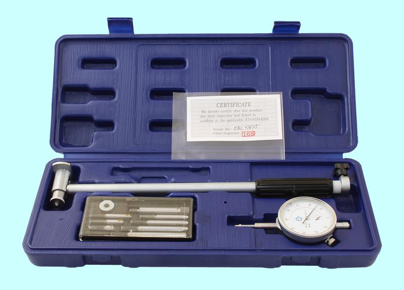 Нутромер Индикаторный 100-160мм НИ-160, глуб.изм. 200мм (0,01) 8 вставок "TLX"