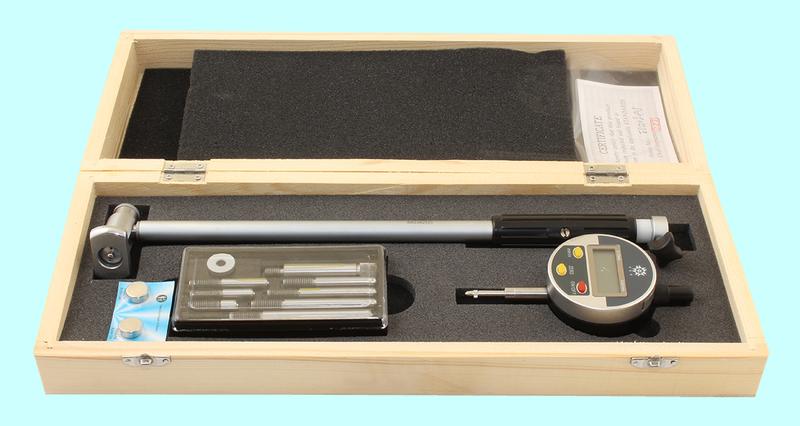 Нутромер Индикаторный 100-160мм, электронный, глуб.изм. 200мм (0,001), 8 вставок "TLX"