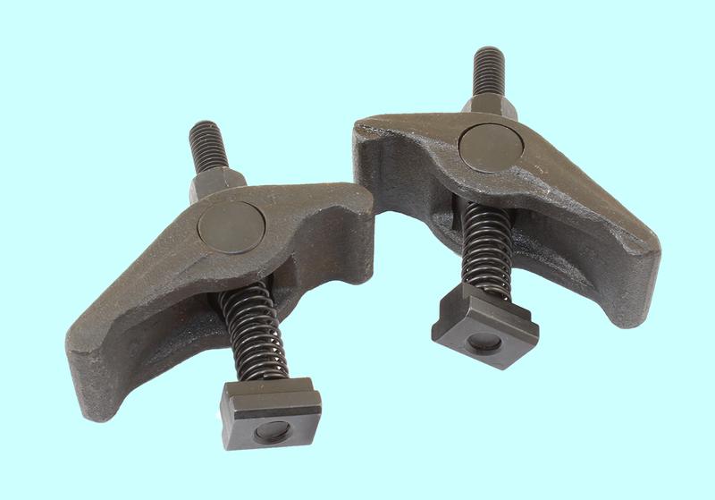 Прижим станочный шарнирный универсальный 150х47мм, из 2-х шт, паз 17,7мм М16 "TLX"