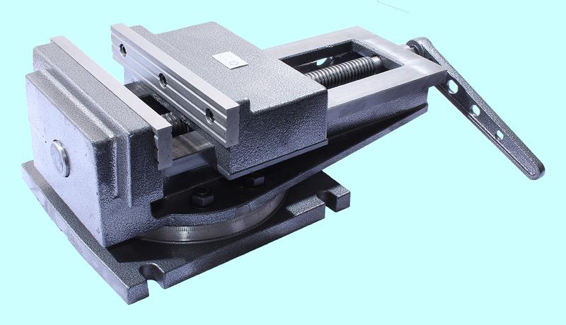 Тиски Станочные 320мм чугунные поворотные с открытым винтом, ход 350мм QВ320 "TLX"