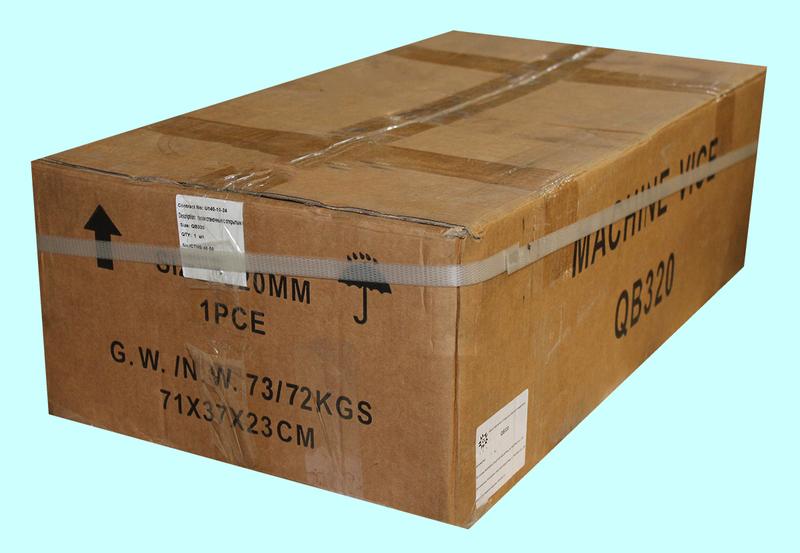 Тиски Станочные 320мм чугунные поворотные с открытым винтом, ход 350мм QВ320 "TLX"