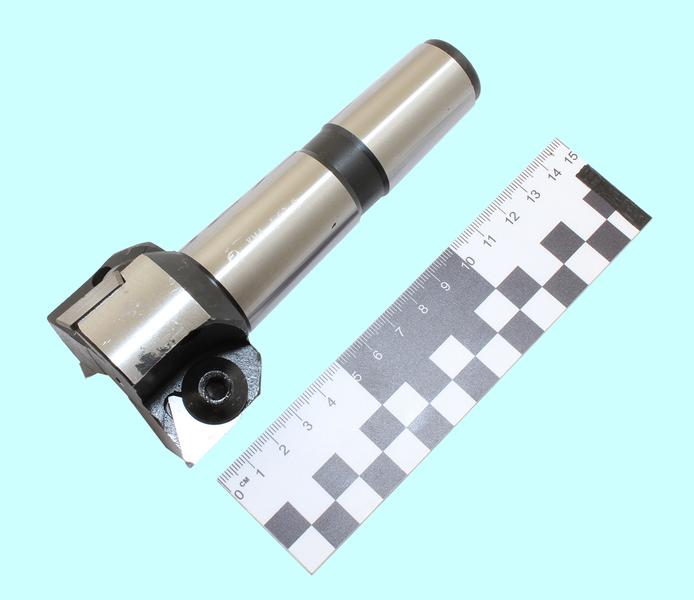 Фреза Концевая d63,0х157.7 к/х с механическим креплением тв. 3-х гранных пластин TPКN-2204 Z=3 КМ4 "CNIC"