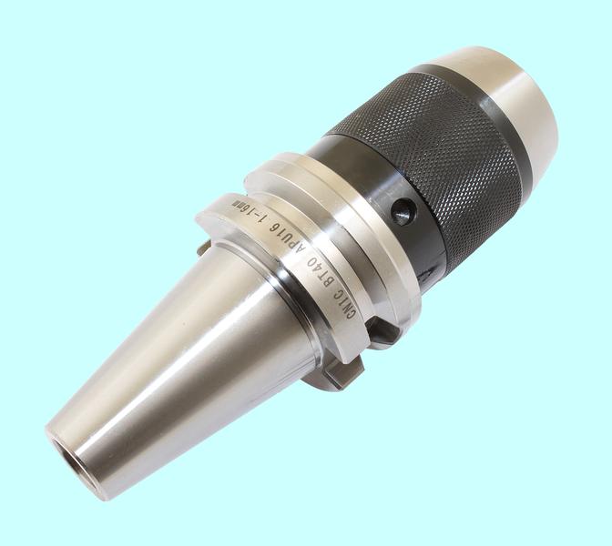 Патрон сверлильный Самозажимной бесключевой с хвостовиком BT 7:24 -40, APU16,ПСС-16(1-16мм,М16) для станков с ЧПУ "CNIC"