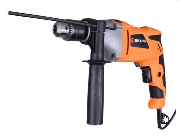 Электродрель "Вихрь" ДУ-1100, 1100Вт, 3000об./мин. уд.-вращ., реверс d13мм