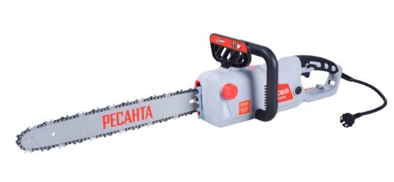 Электропила цепная "Ресанта" ЭП-2418 2400Вт, 450мм, шаг 3/8", 62звена