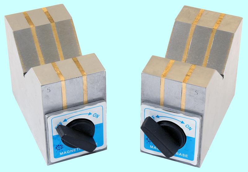 Призмы магнитные 100х50х80мм (комплект из 2х шт.) усилие отрыва 20кг "TLX" (KMV-80В)