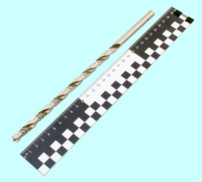 Сверло d  9,9х185х265  ц/х  Р6АМ5  длинное с вышлиф. проф. DIN1869 "TLX"