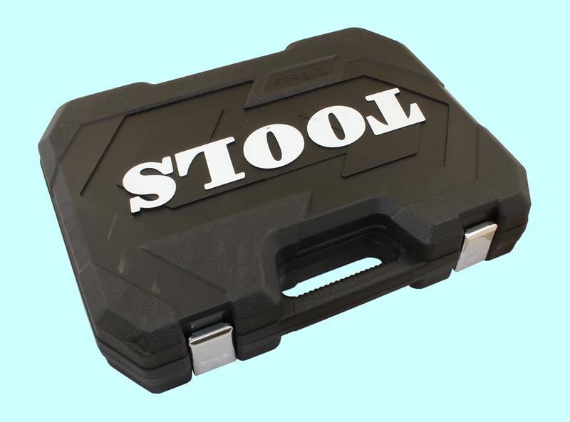 Набор "CNIC"216 предметов JS-B5216M (торцевые головки 1/4"-1/2"-3/8", ключи, вставки) CrV в кейсе