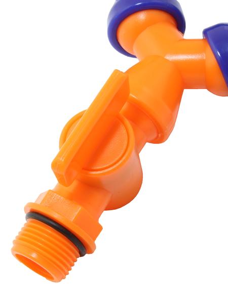 Трубка гибкая L-320мм, G3/8" с 2-мя отводами, плоскими соплами и вентилем, для подачи СОЖ "TLX"