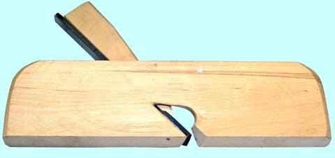 Рубанок деревянный-калевка с полукруг. ножом