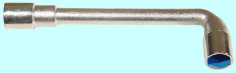 Ключ Торцевой коленчатый  19 х 19мм (L-образный) хром "CNIC"