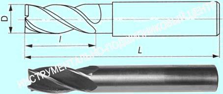 Фреза Концевая d32,0х 53х133 ц/х Р18  Z=2 "CNIC"