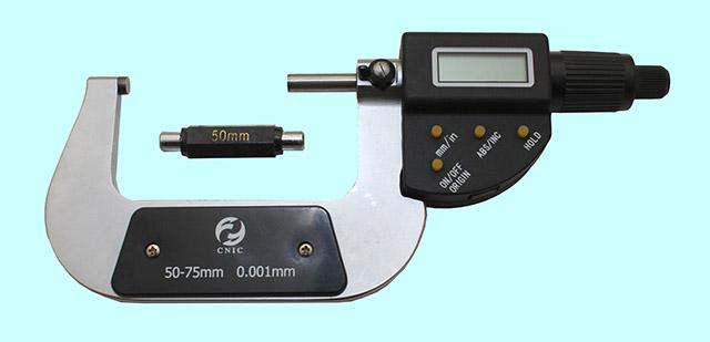 Микрометр Гладкий МК- 75   50- 75 мм (0,001) электронный "CNIC" (Шан 480-515D)
