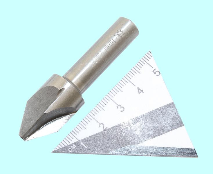 Зенковка d 16,0х24.0х 60 конус  60° dхв=10мм Р6М5К5 ц/х Z=4 "TLX"